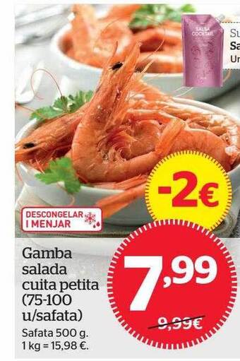 La Sirena Gamba Salada Cuita Petita oferta