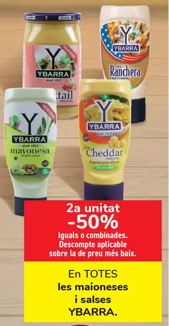 Carrefour Ybarra les maioneses i salses oferta