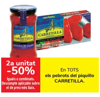 Carrefour Carretilla els pebrots del piquillo oferta