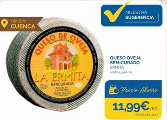 Cash Ecofamilia Queso Oveja Semicurado oferta