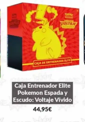 Game Pokemon Caja Entrenador Elite Espada y Escudo: Voltaje Vivido oferta