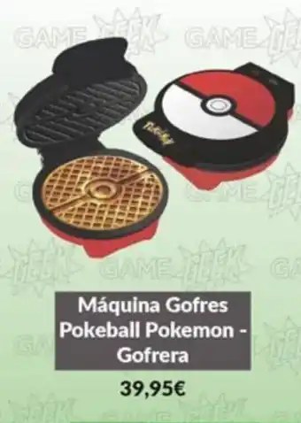 Game Máquina Gofres Pokeball Pokemon Gofrera oferta