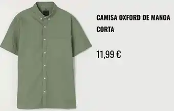Lefties Camisa oxford de manga corta oferta