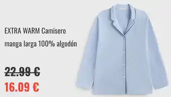 Extra warm camisero manga larga 100% algodón