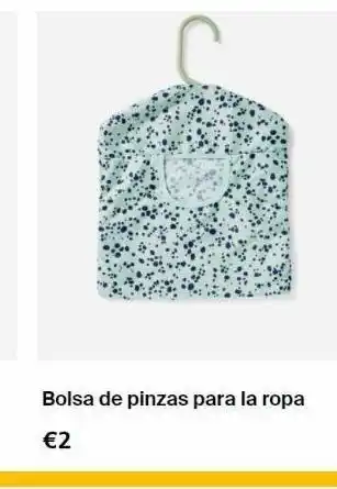 Bolsa de pinzas para la ropa €2