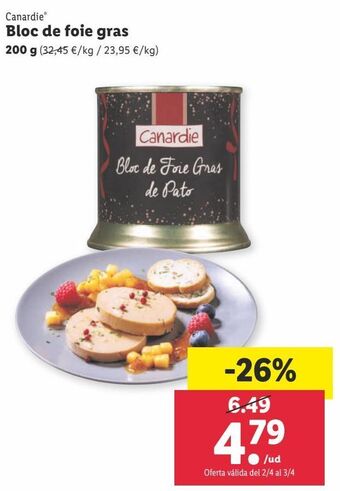 Lidl Foie gras oferta