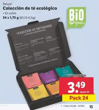 Lidl Infusiones deluxe oferta