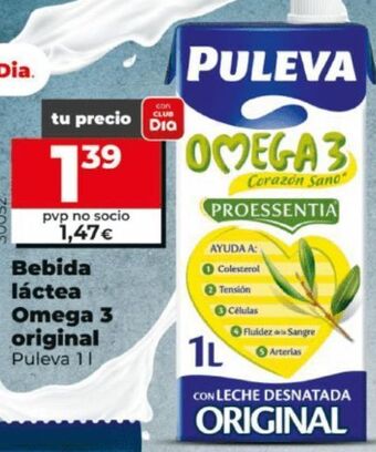 La Plaza de DIA Bebida láctea anticolesterol puleva oferta