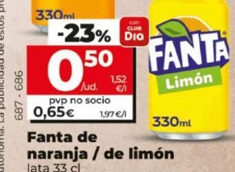 Maxi Dia Refresco de naranja fanta oferta