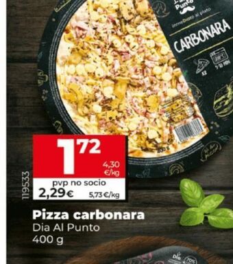 Maxi Dia Pizza carbonara dia oferta