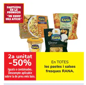 Carrefour Rana En Totes les pastes i salses fresques oferta
