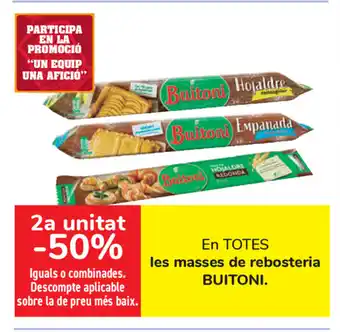 Carrefour Buitoni En Totes les masses de rebosteria oferta