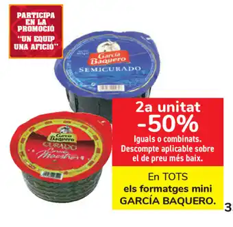 Carrefour García Baquero En Tots els formatges mini oferta