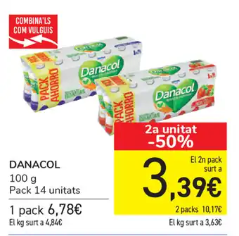 Carrefour Danacol 100g Pack 14 unitats oferta