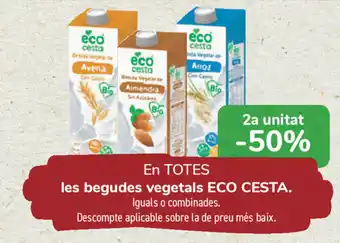 Carrefour Eco Cesta En Totes les begudes vegetals oferta