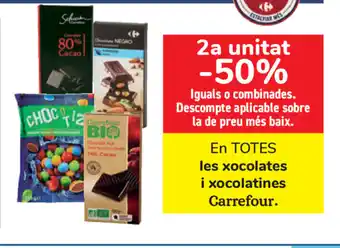 Carrefour Carrefour En Totes les xocolates i xocolatines oferta