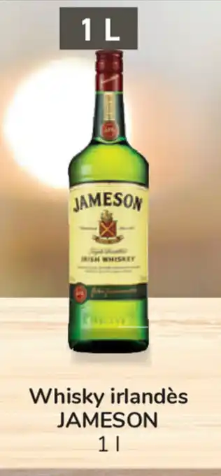 Jameson Whisky irlandès 1l