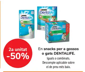 Carrefour En Dentalife snacks per a gossos o gats oferta