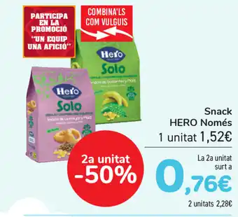 Carrefour Hero Només Snack oferta