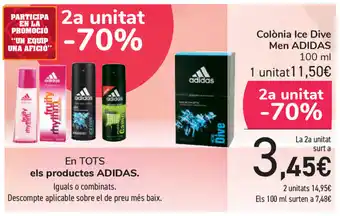 Carrefour Adidas Men Colònia Ice Dive 100ml oferta