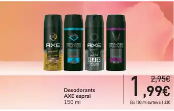 Carrefour Axe Desodorants esprai 150ml oferta