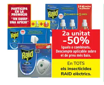 Carrefour En Tots Raid Elèctrics els insecticides oferta
