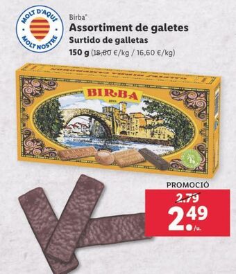 Lidl Galletas birba oferta