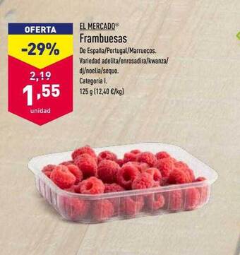 ALDI Frambuesas oferta