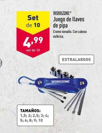 ALDI Juego De Llaves De Pipa oferta