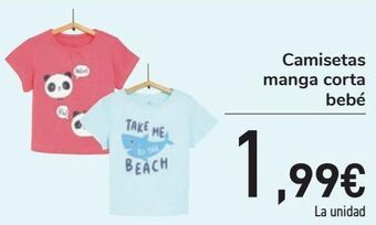 Carrefour Camiseta manga corta bebé oferta