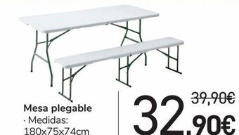 Carrefour Mesa plegable oferta