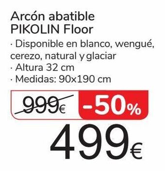 Carrefour Arcón abatible pikolin floor oferta