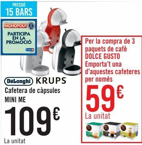 El precio y las condiciones de Carrefour están en el catálogo o el sitio  web que dirigen.