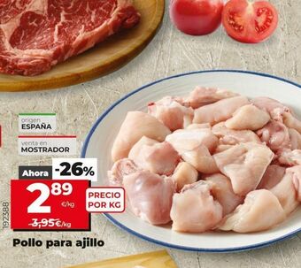 Maxi Dia Pollo al ajillo oferta