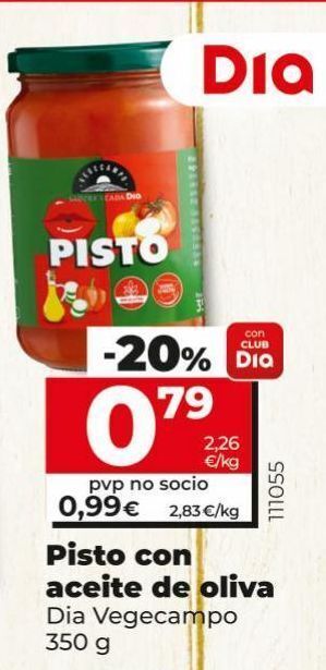 Maxi Dia Pisto con aceite de oliva oferta