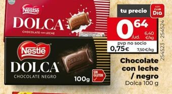 Maxi Dia Chocolate con leche nestlé oferta