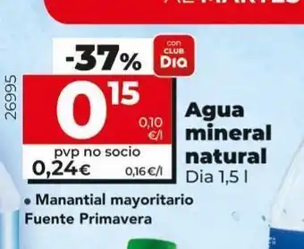 Maxi Dia Agua mineral natural dia oferta