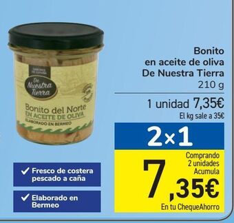 Carrefour Bonito en aceite de oliva de nuestra tierra oferta