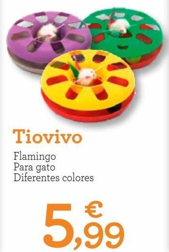 TiendAnimal Tiovivo flamingo para gato diferentes colores oferta