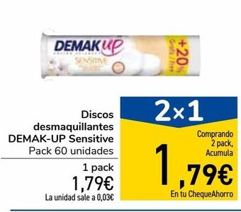 Carrefour Market Discos desmaquillantes demak-up sensitive oferta