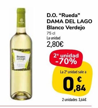 Carrefour Market D.o. “rueda” dama del lago blanco verdejo oferta