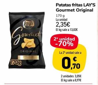Carrefour Market Patatas fritas lay’s gourmet original oferta