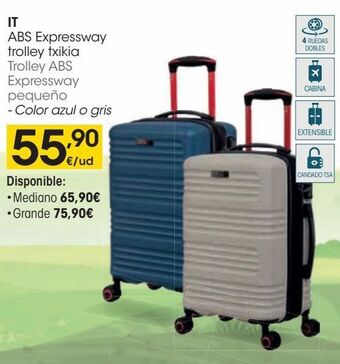 Eroski It trolley abs expressway pequeño oferta