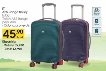 Eroski It trolley abs range pequeño oferta
