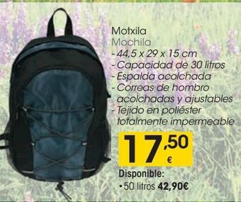 Eroski Mochila oferta