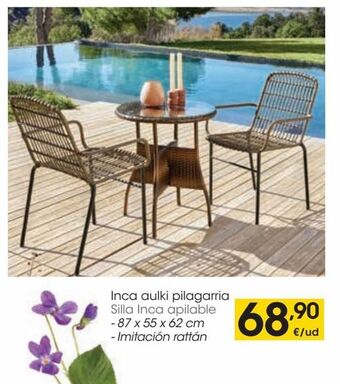 Eroski Silla inca apilable oferta