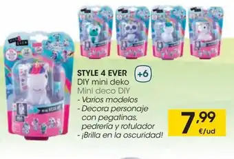 Eroski Style 4 ever mini deco diy - varios modelos oferta