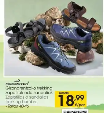 Romester zapatillas o sandalias trekking hombre - tallas 40-46