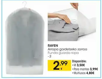 Eroski Rayen funda guarda ropa - s oferta