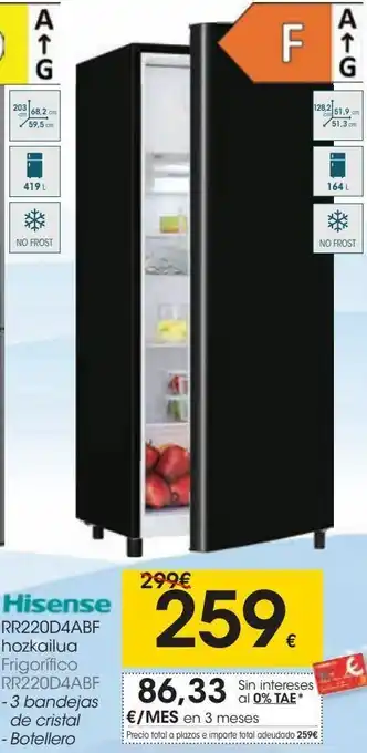 Eroski Frigorífico rr220d4abf oferta